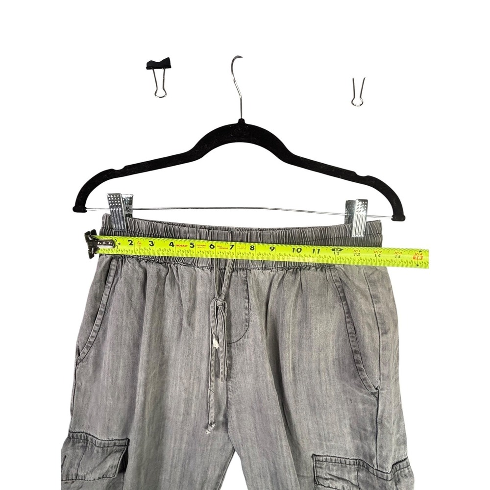 Dress Forum Los Angeles Grey Cargo Jogger Pants Women Size Large Drawstring L - Picture 6 of 7